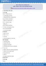 Đề cương ôn tập HK1 tiếng Anh 7 english discovery có đáp án